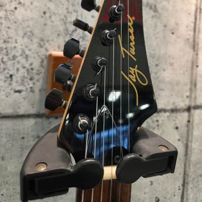 Jay Turser Flying V V-2 Electric Guitar 2000's - Glossy Black image 4