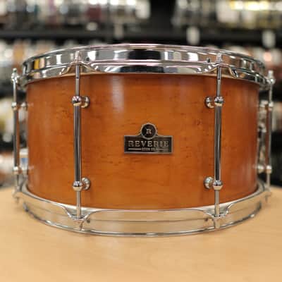 Pre-Owned Reverie Drum Co. 7x14" Birdseye Maple Snare Drum (Honey Maple) image 3