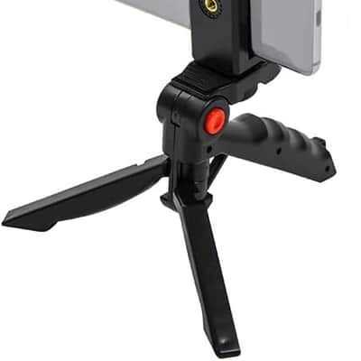 Savage Mobile Vlogging Kit with Microphone, LED Light, Phone Holder and Handheld/Tabletop Adaptable Stand for Vloggers and Youtubers image 3