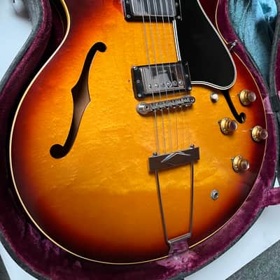 Gibson ES-330TD 1967 Sunburst - Vintage ES-335 like Conversion w/ Gibson T-Top Pickups image 4