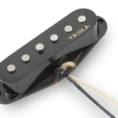 Tesla OPUS-S1 Single Coil Pickup. Middle. Black. Made in Korea image 1