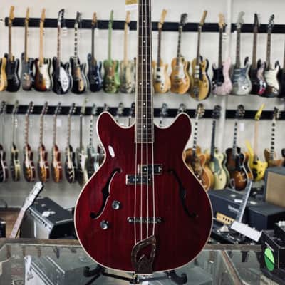Guild Starfire I Bass Left-Handed Semi-Hollowbody Cherry Red Newark Street Collection (new) image 3