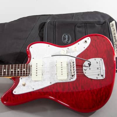 2024 Fender Japan Hybrid II Jazzmaster – Quilt Red Beryl, Excellent w/ Gig Bag image 1