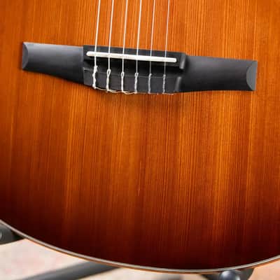 Taylor Custom Grand Concert Nylon #12941 Sinker Redwood/Figured Ironbark Acoustic/Electric Guitar with Hardshell Case image 12