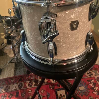 Ludwig Classic Maple 4 piece set 2000’s - vintage marine pearl image 12