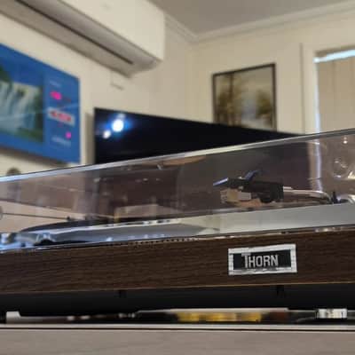 VINTAGE THORN RESTORED TURNTABLE/33/45 SPEED/CHROME STYLE image 5