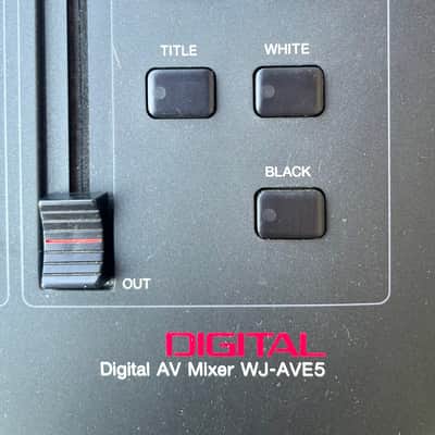 Panasonic Panasonic WJ-AVE5 Digital AV Mixer / Video Synthesizer - Vintage Retro Video FX - Mint in Original Box 1990 - Nero image 11