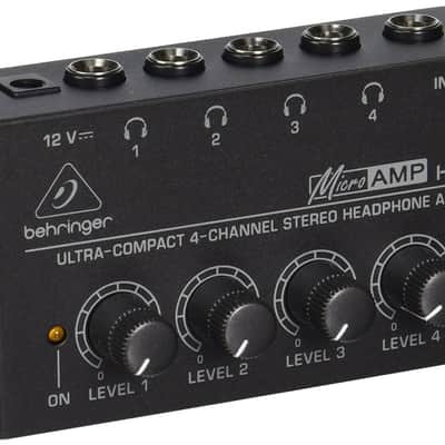 Behringer - HA400 - Ultra Compact 4-Channel Stereo Headphone Amplifier image 5