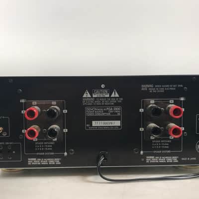 Denon POA-2800 Precision Audio Component/Stereo Power Amplifier image 2
