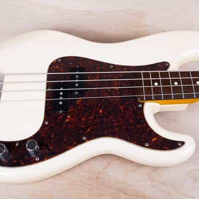 Fender PB-62 Precision Bass '62 Reissue CIJ 2004 Vintage White Japan w/ Bag image 6
