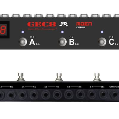 MOEN GEC8 Jr-Ver-3 NEW RELEASE 2019 Pedal Switcher Commander Guitar/Routing System AMP Sw/ing image 2