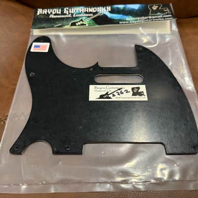 Bayou Guitarworks Fender Telecaster 3-Ply 8-Hole Aged Relic Black Pickguard image 2