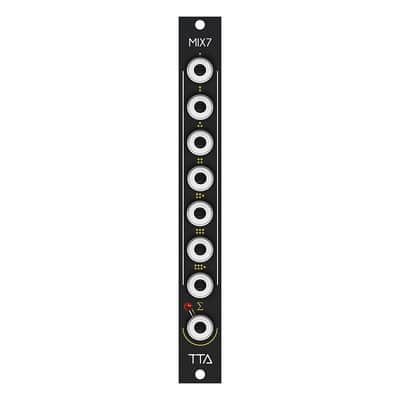 TipTop Audio Mix7 Eurorack Analogue Summing Mixer Module (Black) image 2