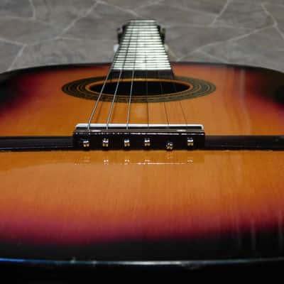 rare vintage Clarissa by Polverini Bros parlor Blues GUITAR chitarra Italy 1960s image 23