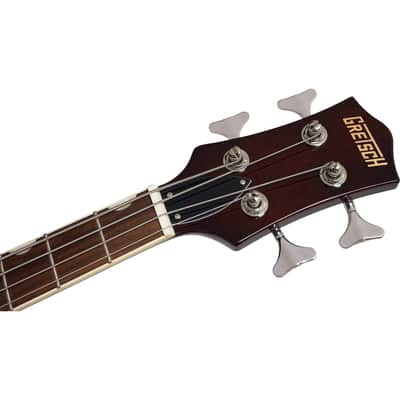 Gretsch Streamliner Jet Club Bass - Laurel Fingerboard, Walnut Stain image 5