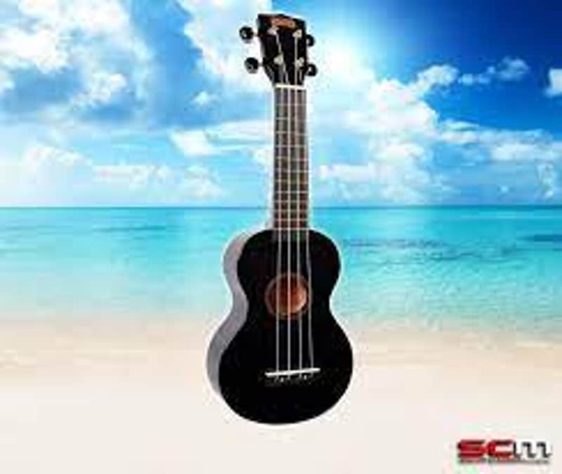 Mahalo MR1BK RAINBOW SERIES (BLACK) 2023 - Black image 1