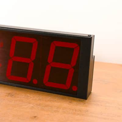 Masterclock TCD44 Time Code Display Studio Clock (NO POWER SUPPLY) CG01UW8 image 2