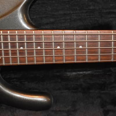 ibanez  edc 705 ergodyne 5 string bass guitar metallic grey image 5