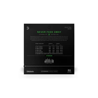 XTB Bass Nickel Plated Steel 45/105 D'Addario image 4