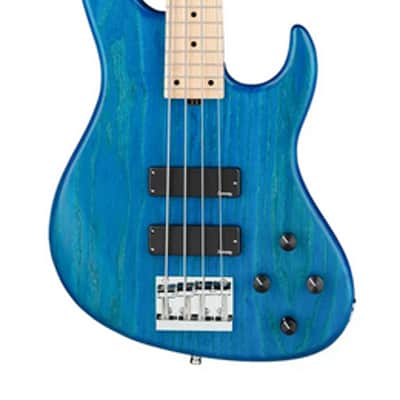 Sadowsky MetroLine 24-Fret Modern Bass-Swamp Ash Body-4 String-Ocean Blue Transparent Satin image 3