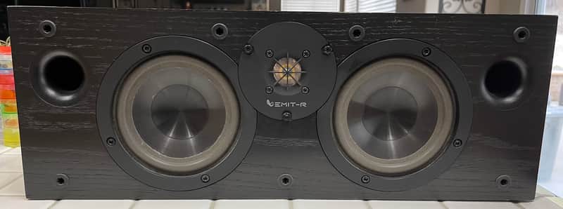Infinity CS Video Center Channel with EMIT-R tweeter 1990 Black image 1