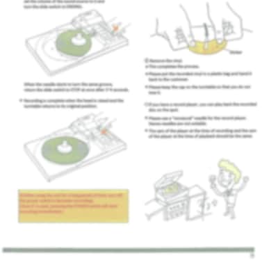 VANROCK E-101 ATOM A-101 Vinyl Cutting Lathe Genuine Manual English Translation image 9