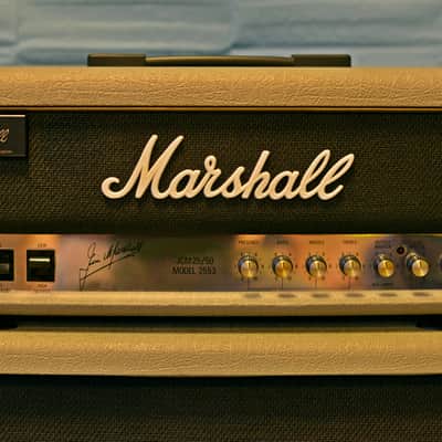 Marshall JCM 25/50 2553 Silver Jubilee 1987 25th Anniversary (2553 head + 2556A speaker) image 2