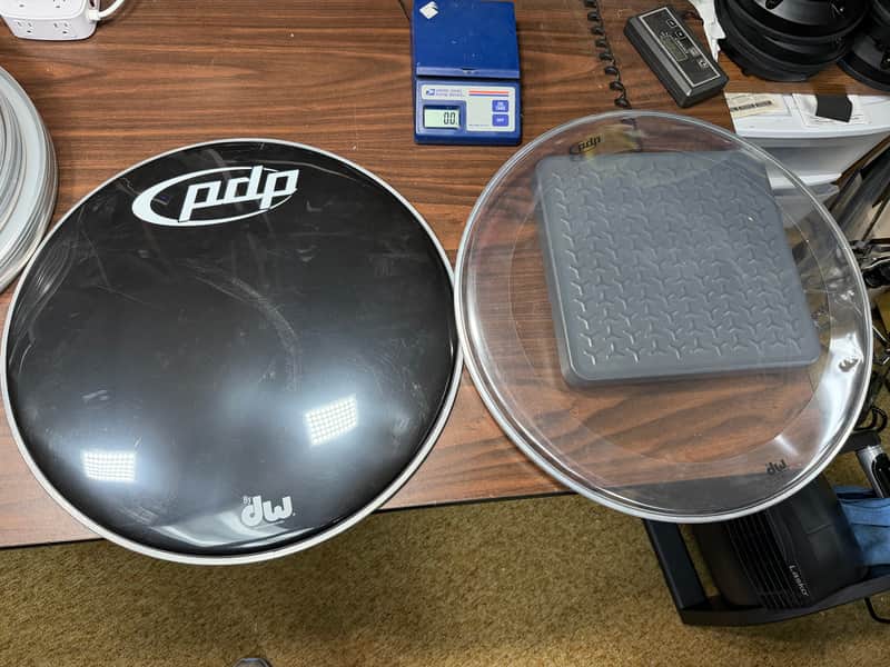 Lot - 25 Drum Heads - PDP - Pearl - Evan’s - 20” - 8” - 12” - 13” - 14” - 16” image 1