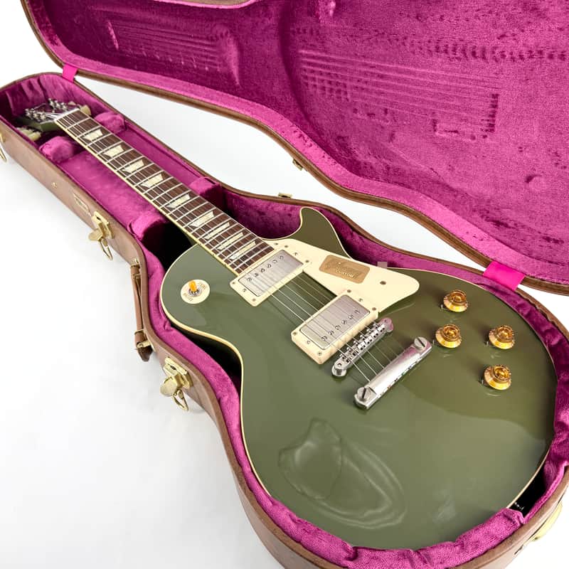 2015 Gibson Custom Shop Limited Edition 1958 Reissue Les Paul - Olive Grab Green image 1