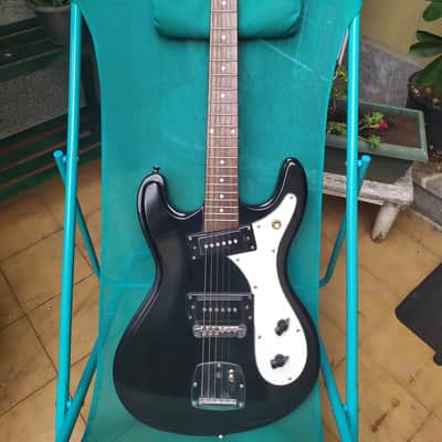 Eastwood Hi-Flyer P90 Black (similar Sidejack shape). Morsite & Univox Hi Flier type image 1