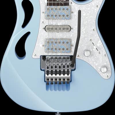 Ibanez Steve Vai "PIA" Signature Edition E-Gitarre 6 String - Blue Powder + Case image 7