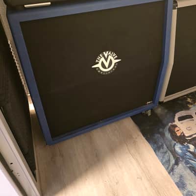 The Valve THE VALVE AMP 100W Head + Matching 4x12 Cab (3-Channel, MIDI, EL34) — Hand-Wired Italian Boutique 20 - Dark Blue image 18