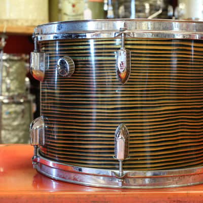 1960's Tempro 9"x13" Tom Tom in Yellow Strata image 5