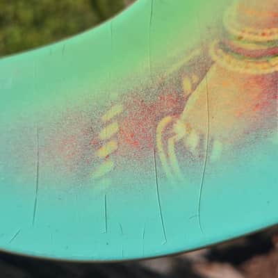 Custom Tele Body, Aged, Nitro , Alder , sea foam green image 12