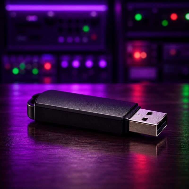 USB Flash Drive ready for use for USB Floppy Disk Drive Emulator N-Drive Musical image 1