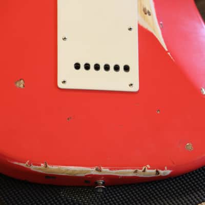 2017 Nash Guitars S57 Ash Electric Guitar Fiesta Red Relic + OHSC image 16