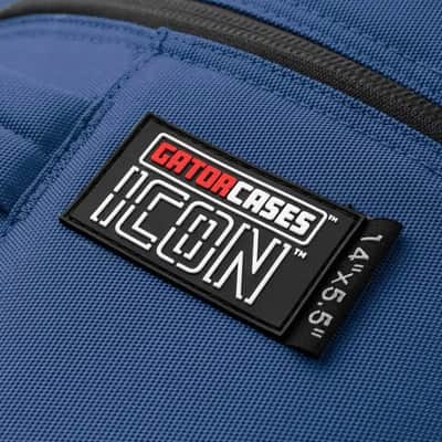 Gator Icon Snare Drum Bag 14x5.5 Navy Blue image 6