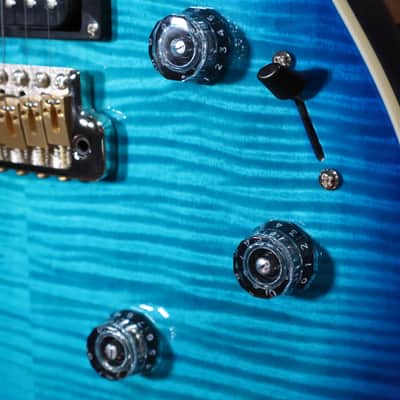 NEW! PRS SE Custom 24 Semi-hollow Piezo Lake Blue image 8