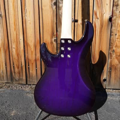 G&L USA SB-2 Purple Burst 4-String Electric Bass Guitar w/ Gator Gig Bag image 10