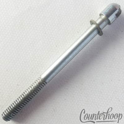 Ajax 2 3/4"Slotted Tension T-Rod Snare/Tom Drum UK Vintage 60s Tensioner Chrome image 1