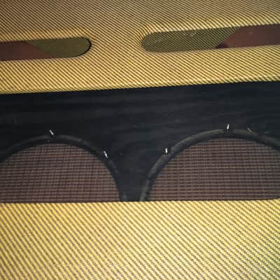 Fender Repro Tweed Twin big-box high power empty cab 1958-60 Tweed image 8