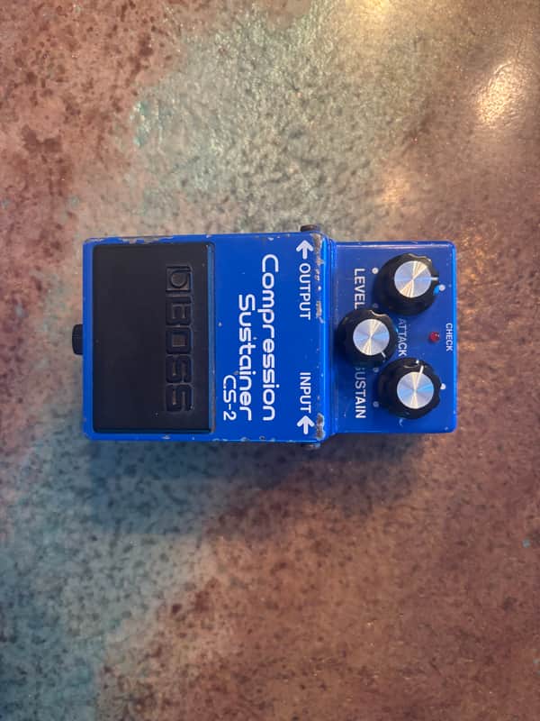 Boss CS-2 Compression Sustainer (Black Label) 1981 - 1989 - Blue