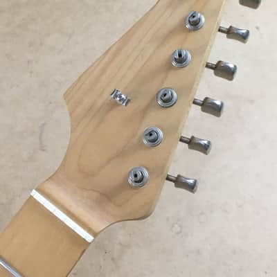 LEFTY Custom Vintage Fender Lic. Strat Neck Satin Nitro Lacquer Reverse Relic Bone Nut Loaded Stratocaster image 3