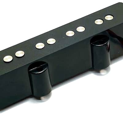 Dragonfire 4 String Standard Jazz Bass Bridge Pickup, 1 Individual J Bass Bridge Pickup, Black image 1