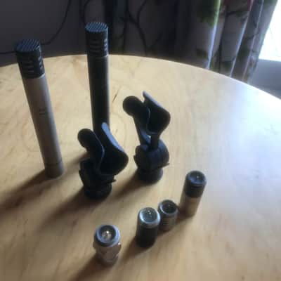 Pair of AKG C451 E -clamps, extra capsules, pads and swivel head image 4