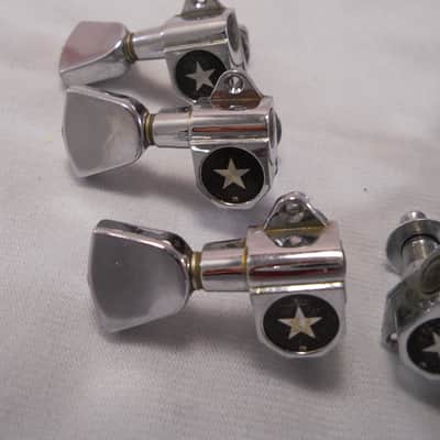 Vintage Set 1970s Gotoh Star Tuners 3X3 For Ibanez Charvel Greco Lawsuit JAPAN image 3