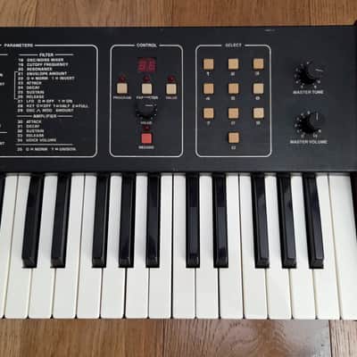 Sequential Six-Trak 49-Key 6-Voice Polyphonic Synthesizer 1984 - 1985 - Black with Wood Sides image 4