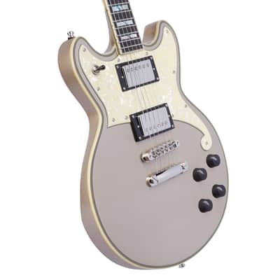 D'Angelico DELUXE BRIGHTON Series Electric Guitar (Desert Gold) image 3