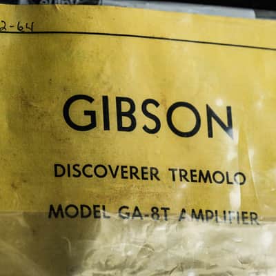 1962 Gibson GA-8T Discoverer Tremolo tweed image 19