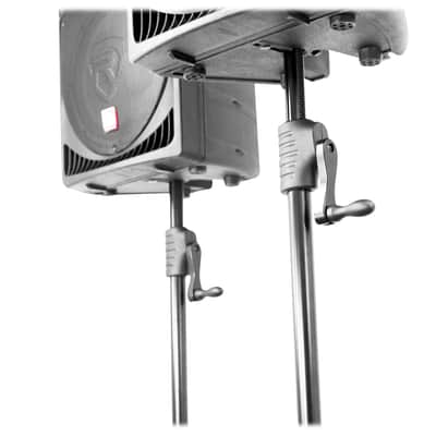 JBL DJ Package w/ VRX932LA-1 Speakers+Stands+Amplifier+Facade+Lights+Hand Truck image 14
